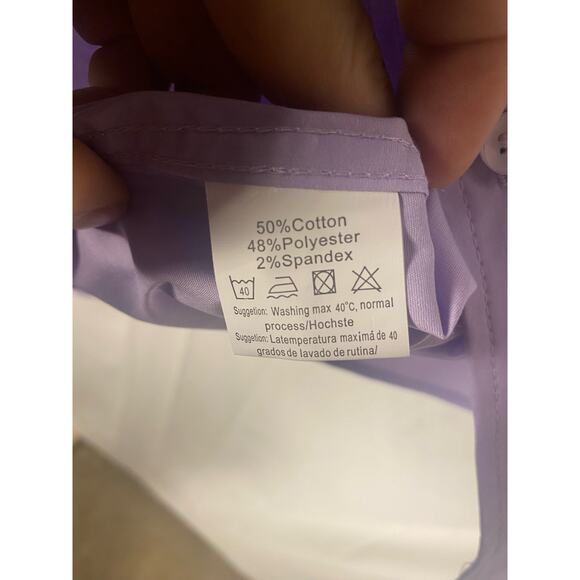 NWT Mens Coof Andy Purple collared dress T-shirt  size 2XL - Picture 8 of 8